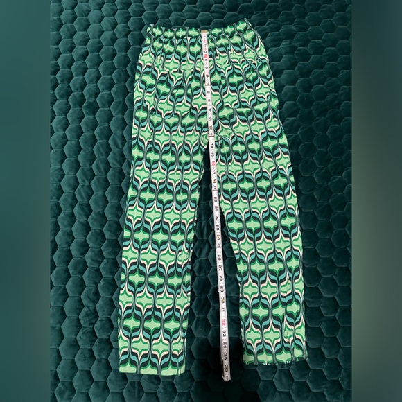 Zara Multicolored Print Pajama Style Pant - Picture 8 of 9